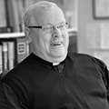 Black and white photo of Christopher Wilton